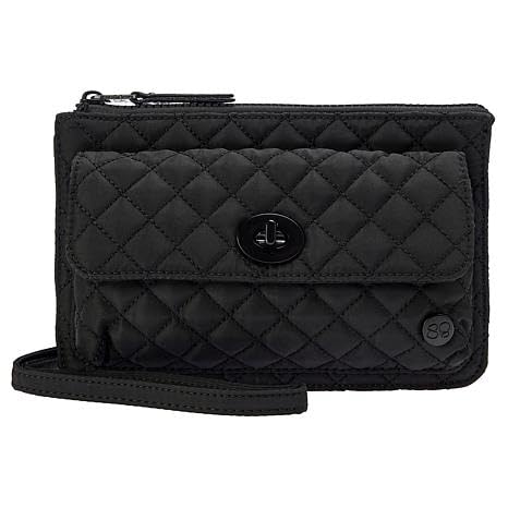 Samantha Brown To-Go RFID Quilted Crossbody Wallet
