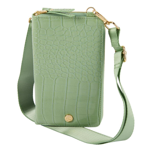 Samantha Brown To-Go Croco Phone Crossbody
