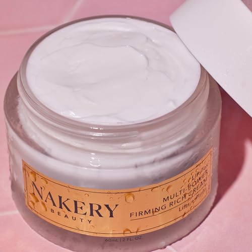 Nakery Lift-Tox Anti Wrinkle Face Cream & Neck Creams for Tightening and Firming - Rich Skin Tightening Cream for Face & Neck - Firming Cream for Aging & Crepey Skin with Matrixyl 3000