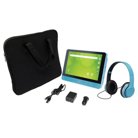 GPX Entertainment+ 10-inch Tablet and Portable DVD Player, TBDV1093 - Teal