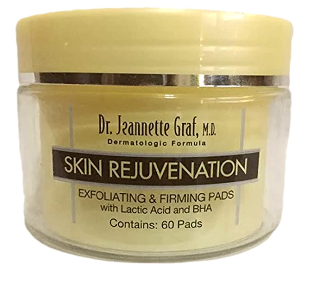 Dr. Jeannette Graf Skin Rejuvenation Exfoliating and Firming Pads with Lactic Acid and BHA