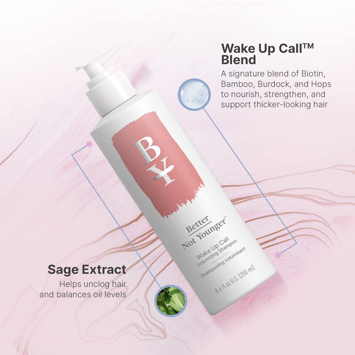 Better Not Younger Wake Up Call Volumizing Shampoo oz. - for & Hair