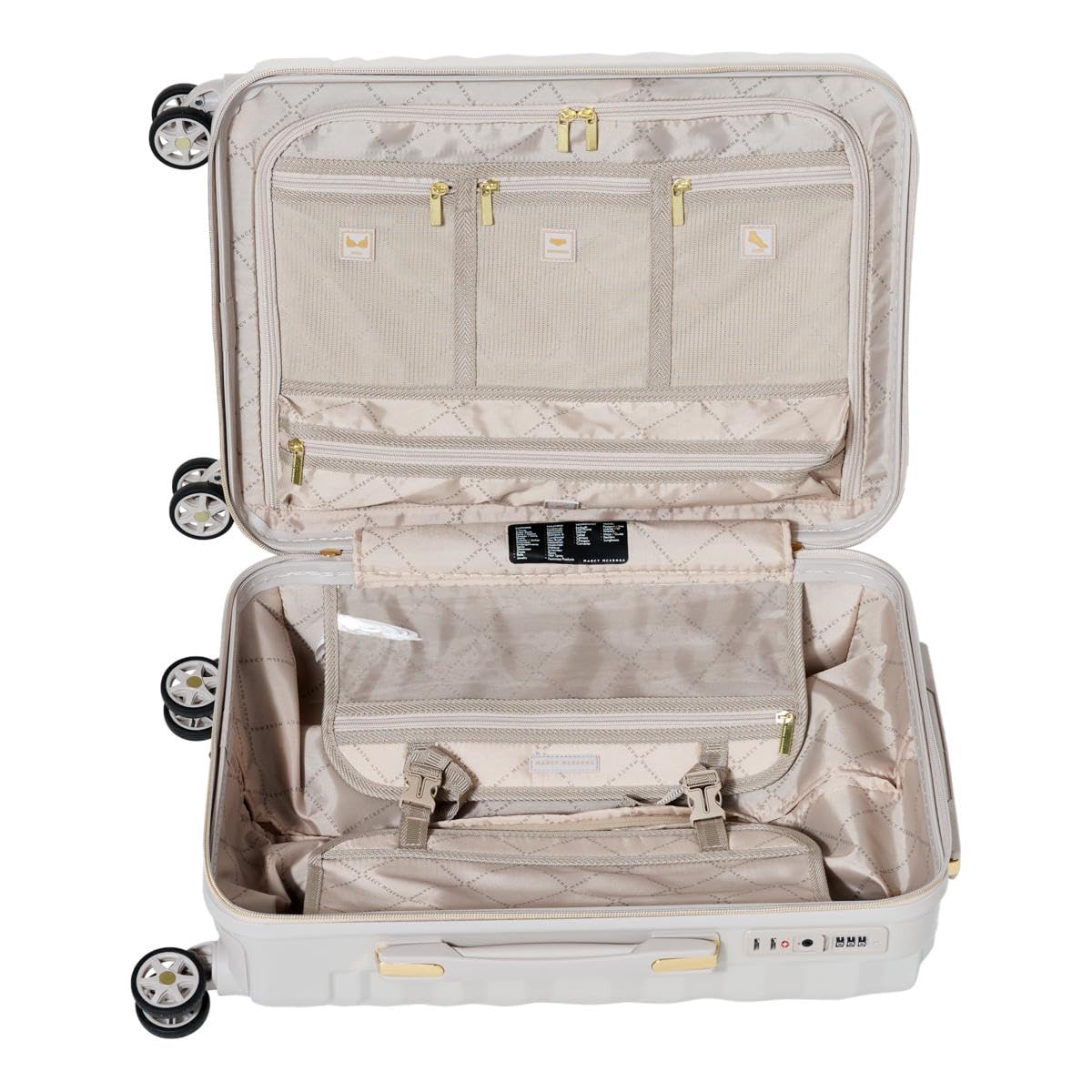 Marcy McKenna Hard Side 22" Spinner Hamptons Collection - Rose Taupe