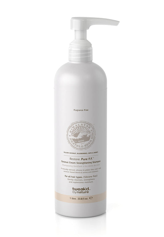 Tweak-d by Nature Restore Pure Fragrance Free Hair Strenghtening Shampoo 33.8oz