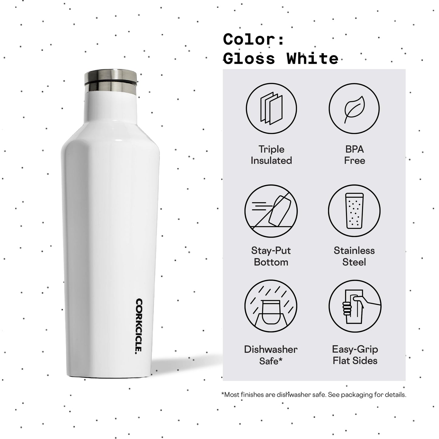 Corkcicle Classic Canteen Insulated Tumbler 16 oz and 25 oz