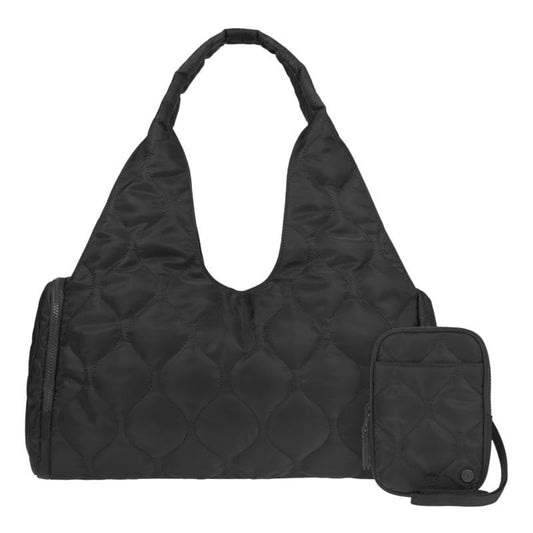 Samantha Brown To-Go Quilted Travel Hobo with Crossbody