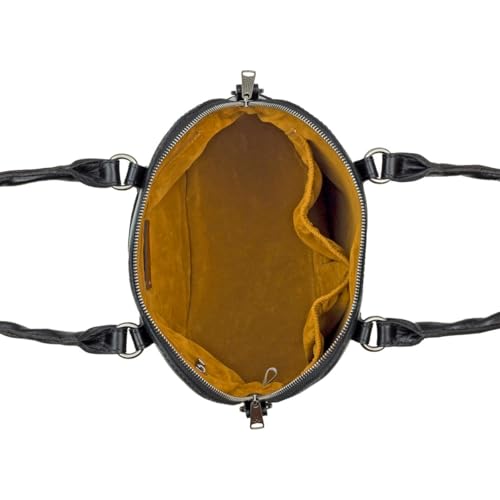 Patricia Nash Chia Leather Dome Satchel, Passion