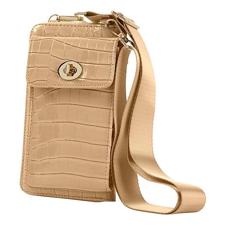 Samantha Brown To-Go Croco Phone Crossbody