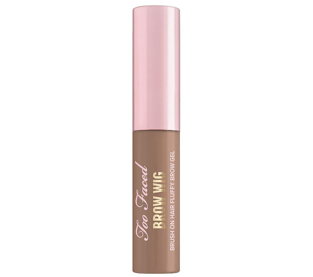 Too Faced Brow Wig Brush On Hair Fluffy Gel - Taupe, 0.20 Fl Oz (Pack of 1)