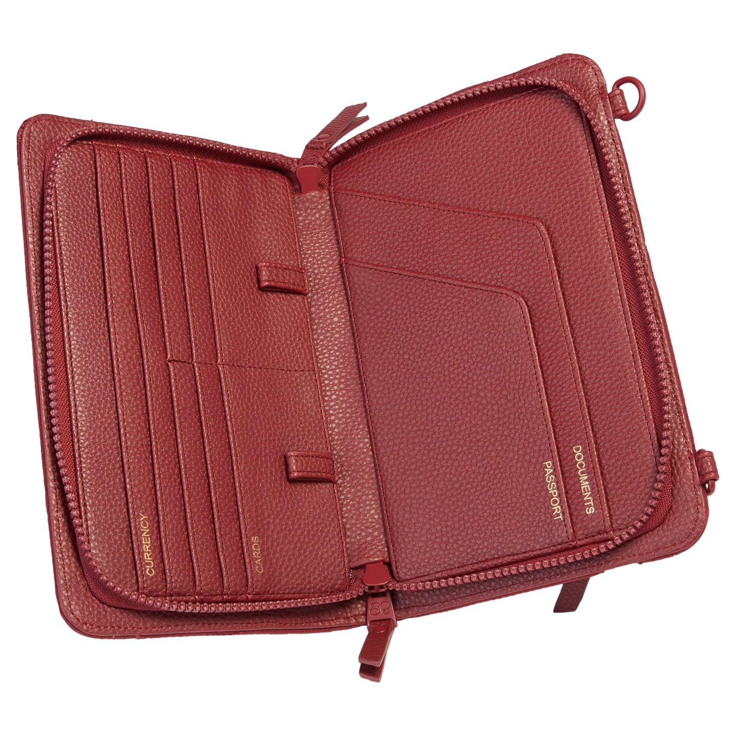 Samantha Brown To-Go RFID Blocking Quilted Travel Wallet Crossbody, Grey