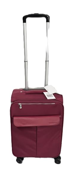 Samantha Brown 22" Upright Spinner Carry-On Luggage, Burgundy