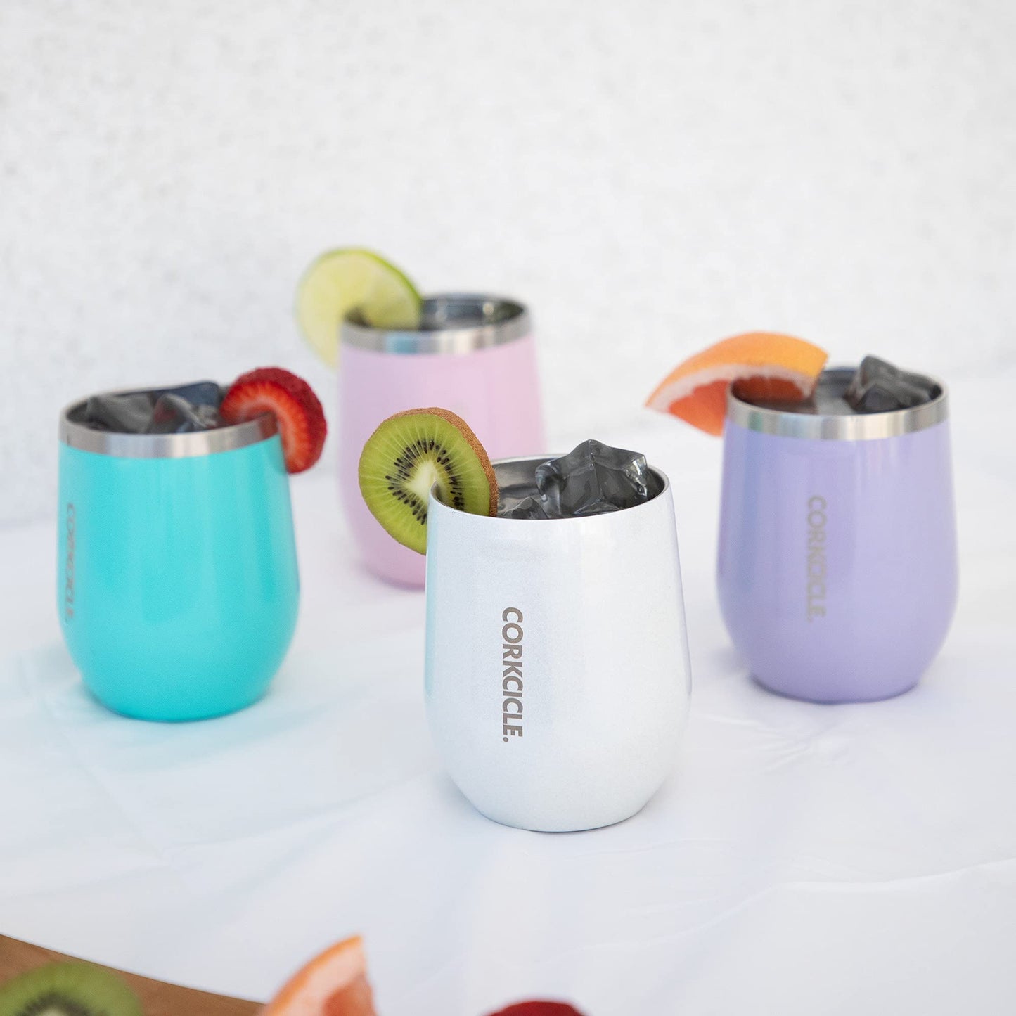 Corkcicle Origins Stemless Cup - Triple Insulated Stainless Steel Travel Wine Cup Tumbler for Coffee, Wine, Champagne and Cocktails - Leakproof, Reusable, BPA-Free, Dishwasher Safe- Copper