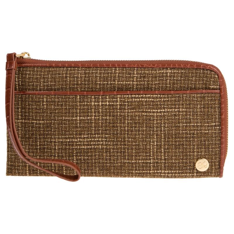 Samantha Brown To-Go RFID Tweed Travel Wallet