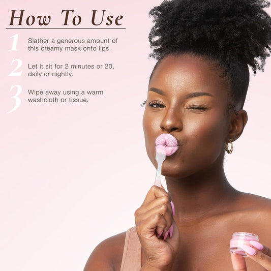 sara happ The Sweet Clay Lip Mask: Healing Bentonite Clay, Shea Butter, Soothing Natural Oils, Regenerate Lips, 0.47 oz