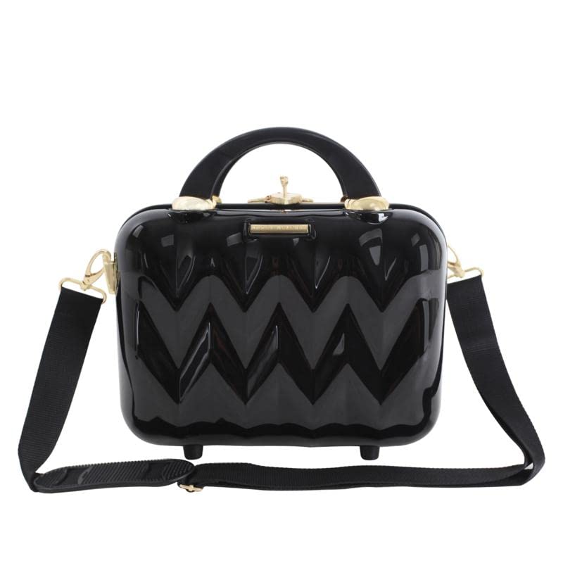 Marcy McKenna 2-in-1 Essential Milan Hardside Beauty Case - Emerald Green, 12''L x 6.5''W x 9.25''H