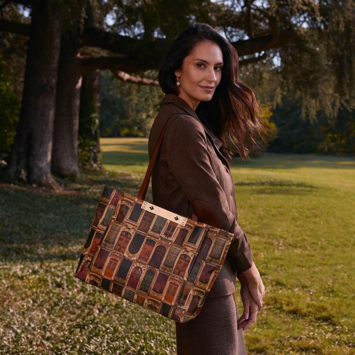 Patricia Nash Silvi Travel Tote, Doorway to Italy