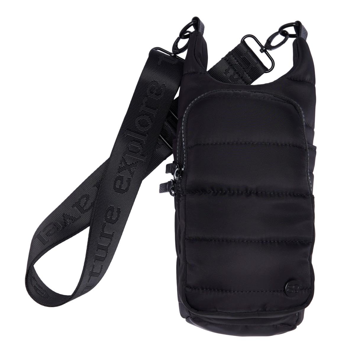 Samantha Brown Water Bottle Carier Quilted Crossbody