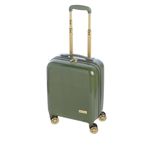 Samantha Brown 16"" Hardside Mini Spinner travel luggage, Olive Green