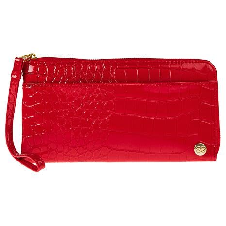 Samantha Brown To-Go Croco RFID Travel Wallet