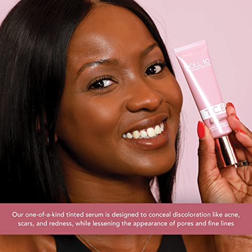 Doll 10 TCE Luminous Super Coverage Serum with Niacinamide - Full Coverage Tinted Foundation Makeup