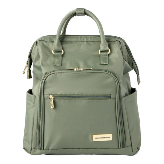 Samantha Brown Travel Backpack (Olive Green)