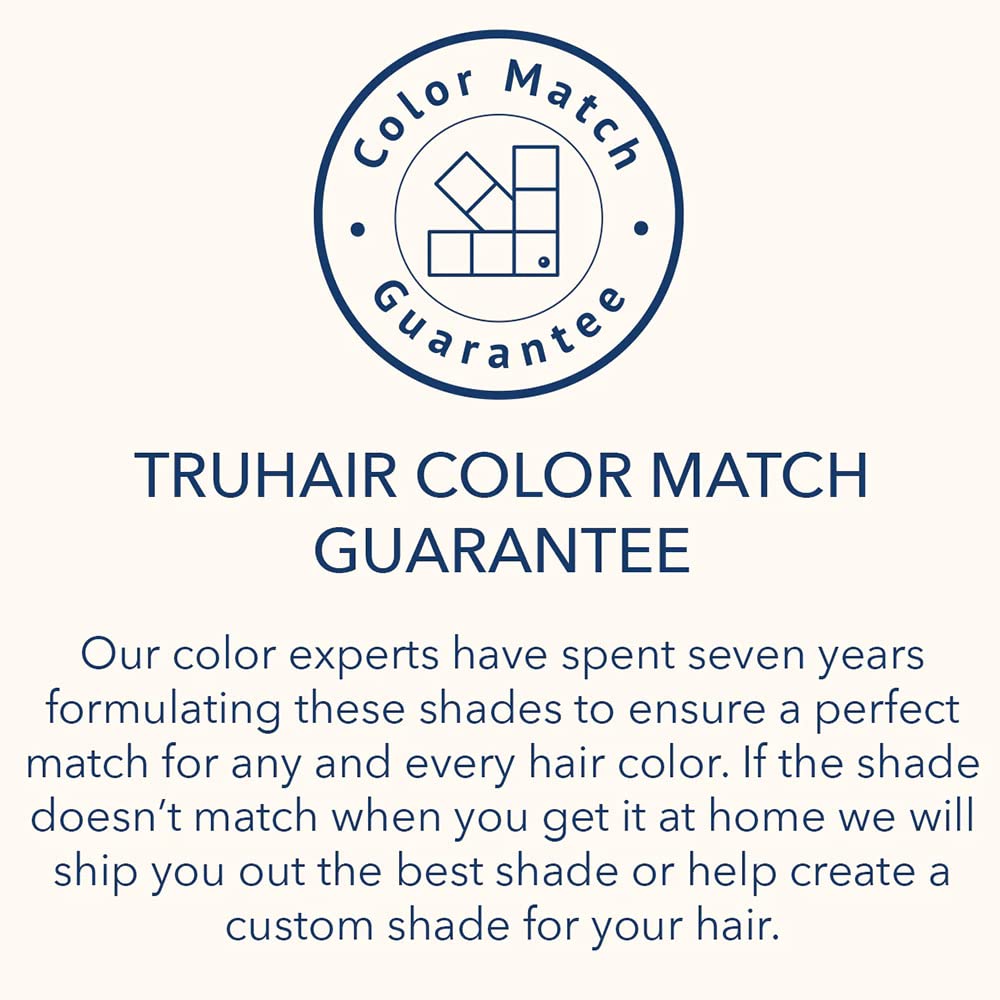 TRUHAIR Color & Conceal Waterproof Root Touch Up Hair Color Concealer - Hair Cover up for Gray Coverage and Hairline Filling - 11 Hair Colors Available