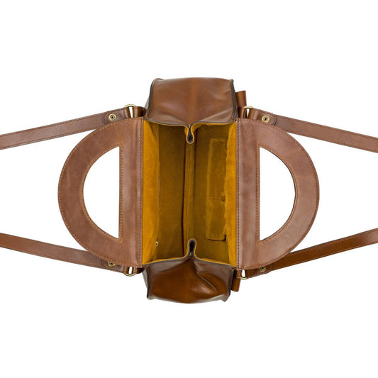 Patricia Nash Milania Convertible Leather Satchel, Spring Multi