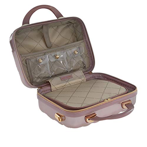 Marcy McKenna 2-in-1 Essentials Beauty Case - Rose Gold, 12L x 6.5W x 9.25H