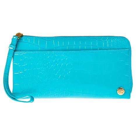Samantha Brown To-Go Croco RFID Travel Wallet