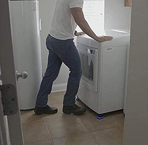 MEGA MOVERS 18-Piece Furniture Moving Set | Move and rearrange Furniture Quickly and Easily on Your own. Use The Lever to Raise Furniture and Slide The trolleys in Place.