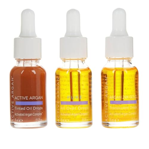 Active Argan Discovery Set 24K + PURE + Tinted Drop Trio