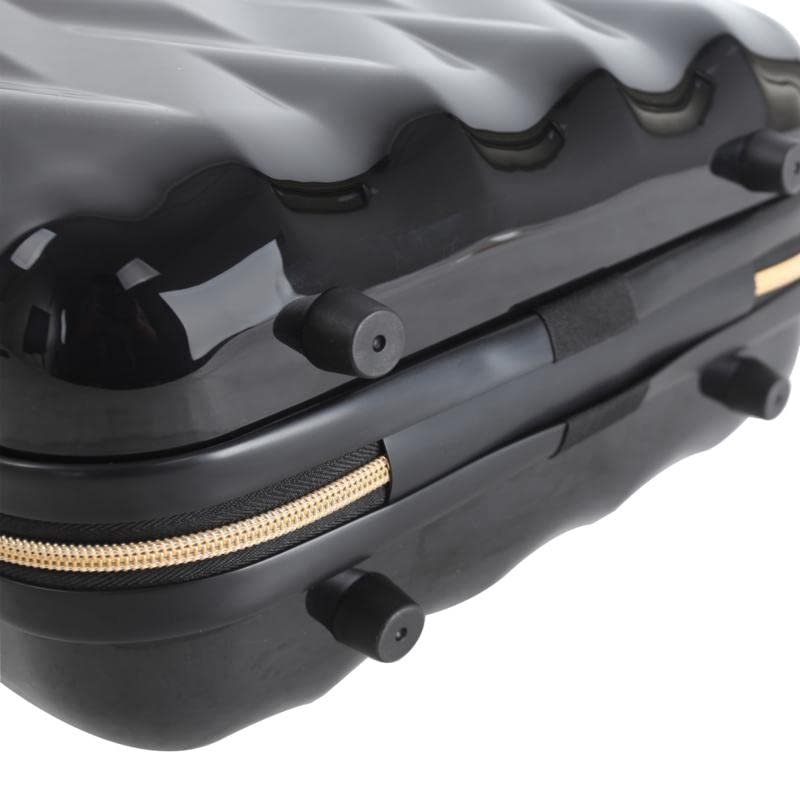 Marcy McKenna 2-in-1 Essential Milan Hardside Beauty Case - Black 12inchL x 6.5inchW x 9.25inchH 743-060 0