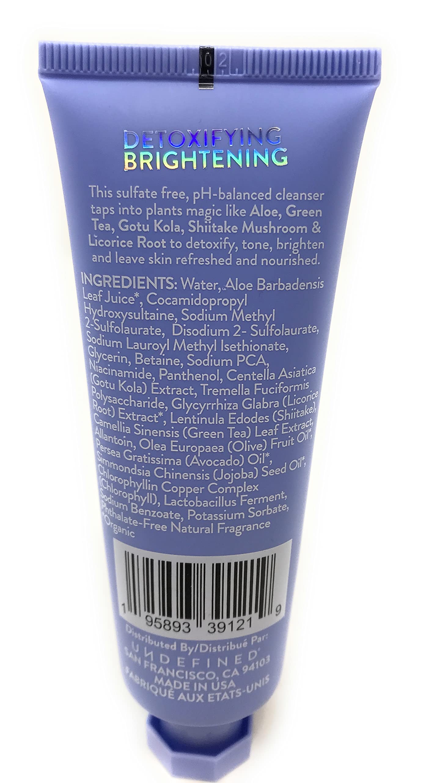 Undefined Beauty R&R Mini Cleanser, 1 FZ