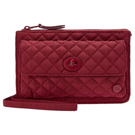 Samantha Brown To-Go RFID Quilted Crossbody Wallet