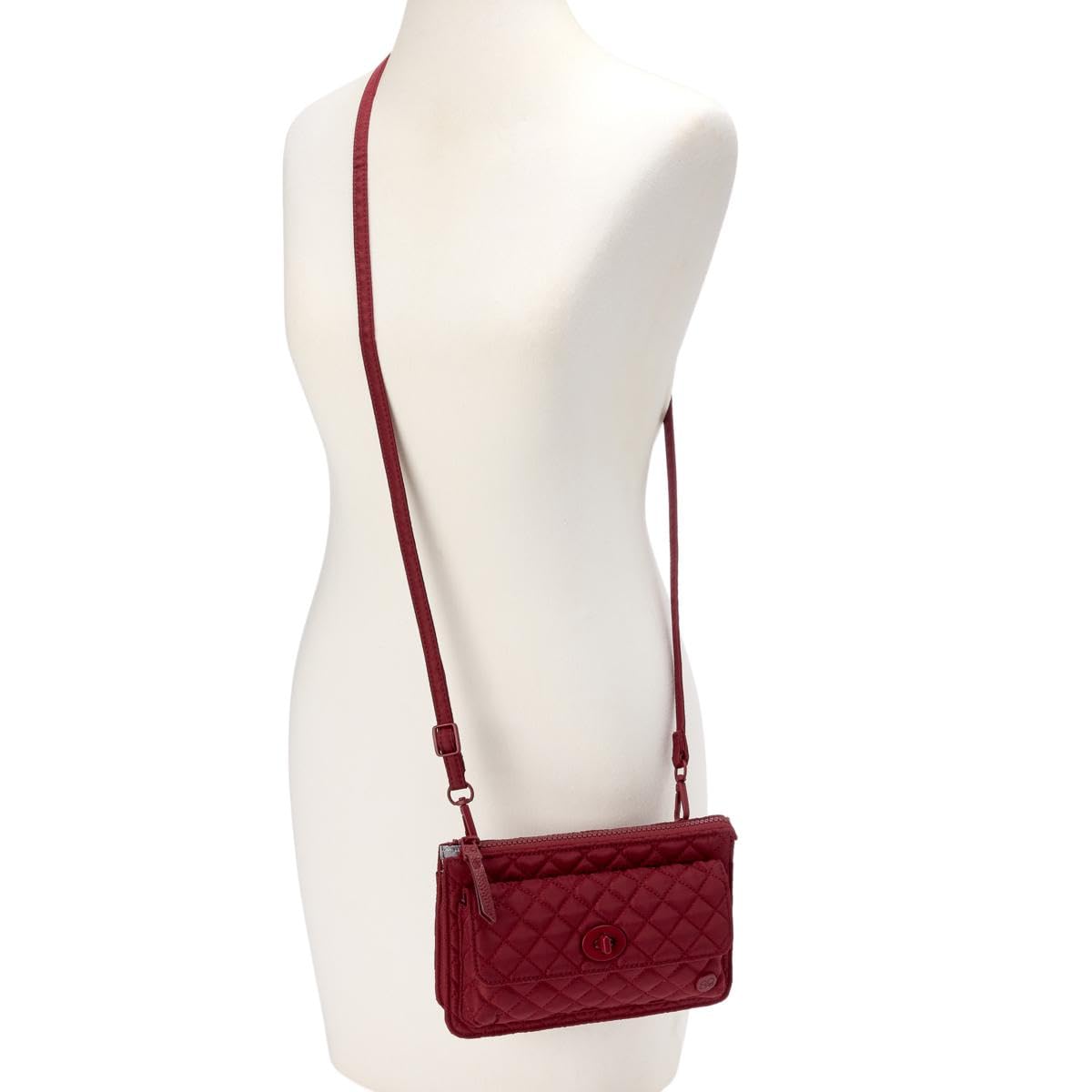 Samantha Brown To-Go RFID Quilted Crossbody Wallet