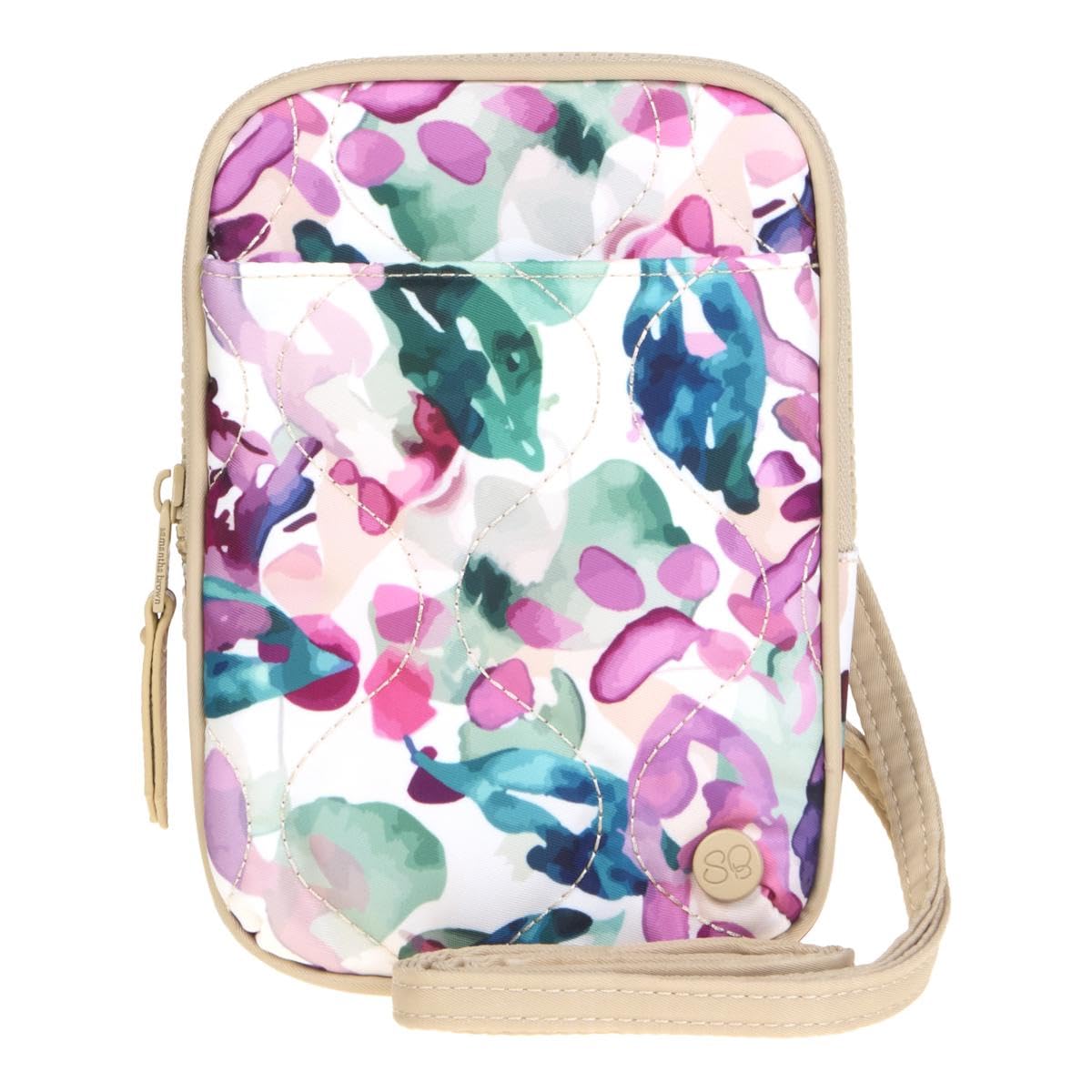 Samantha Brown To-Go Quilted Travel Hobo with Crossbody