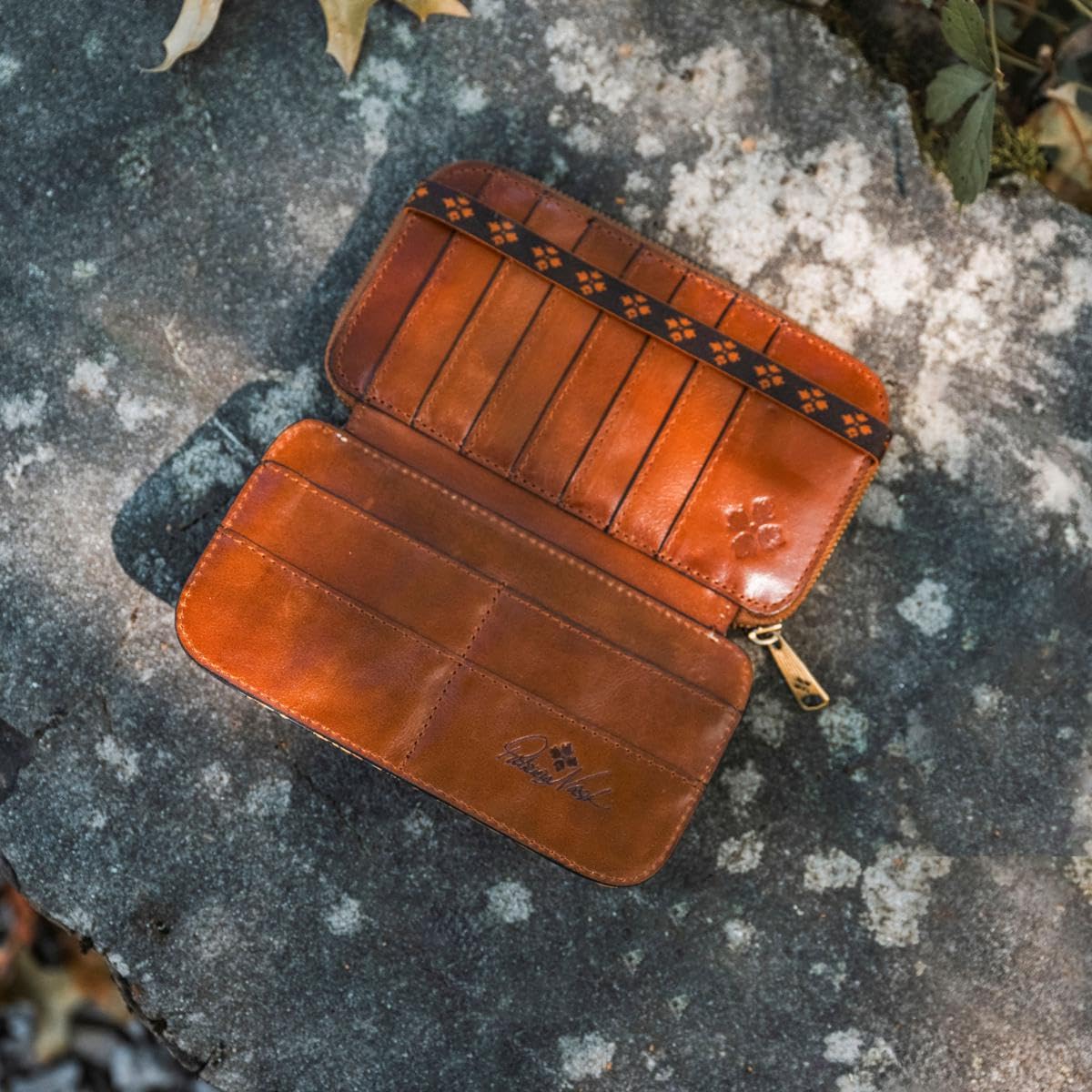 Patricia Nash ORIA Zip Around Wallet - Doorways to Italy -