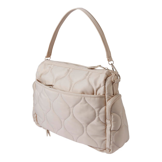 Samantha Brown To-Go Quilted Cargo Crossbody, Navy