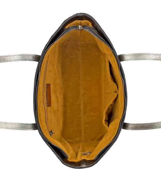 Patricia Nash Verzi Leather Tote Bag Ruby Red