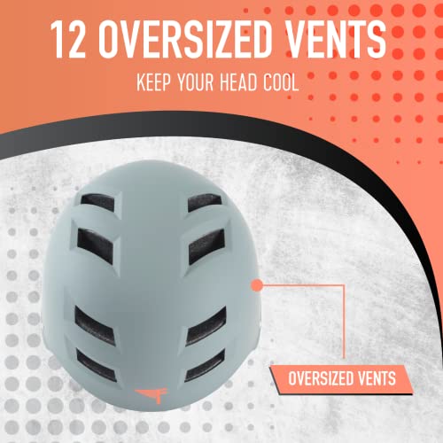 Flybar Bike Helmet- Multi Sport Dual Certified Adjustable Dial, Lightweight Skateboard Helmet, Roller Skating, Pogo, Electric Scooter, Snowboard, Boys and Girls Kids- Adults Helmets