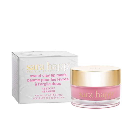 sara happ The Sweet Clay Lip Mask: Healing Bentonite Clay, Shea Butter, Soothing Natural Oils, Regenerate Lips, 0.47 oz