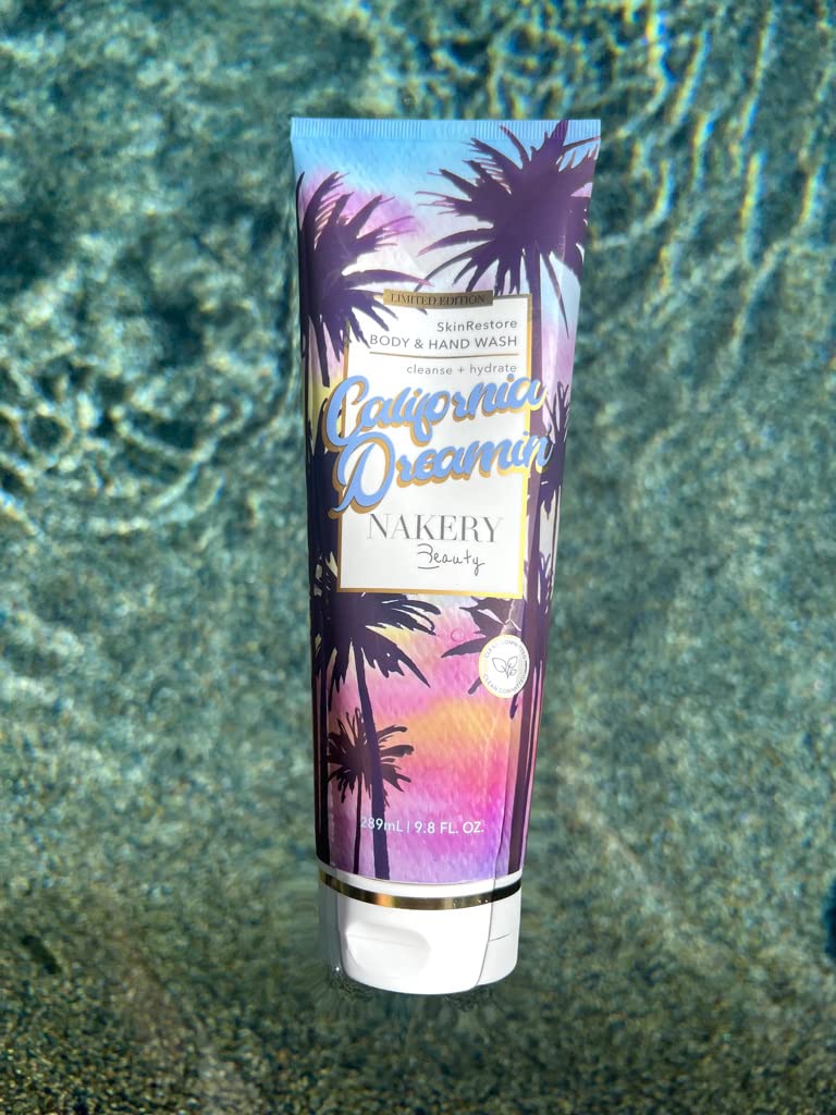Nakery Beauty Limited Edition California Dreamin' SkinRestore Body + Hand Wash | Ultra-Foaming | Sulfate-Free