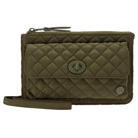 Samantha Brown To-Go RFID Quilted Crossbody Wallet