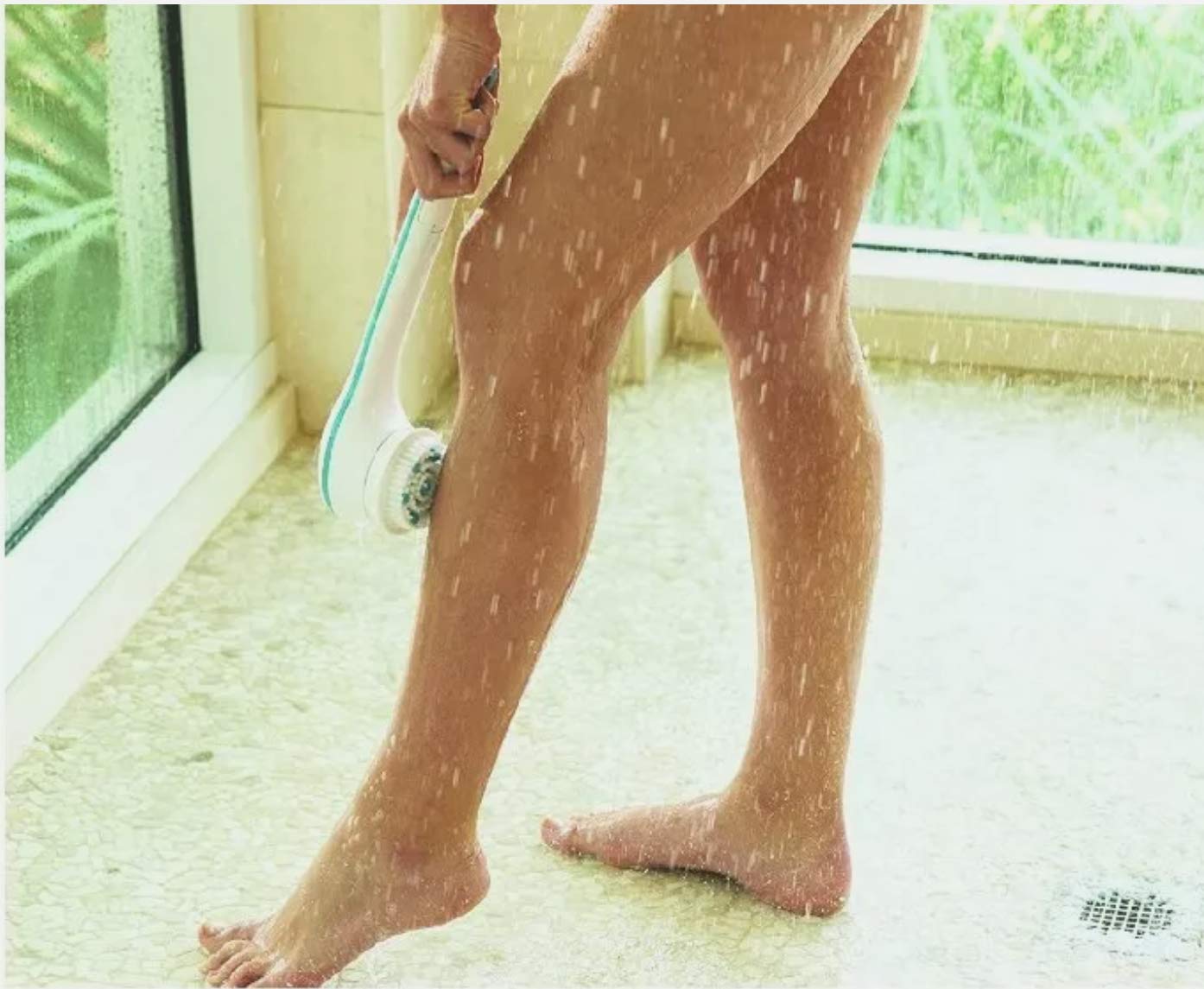 Spin Spa Body Brush Deluxe 10 pc Kit - Teal