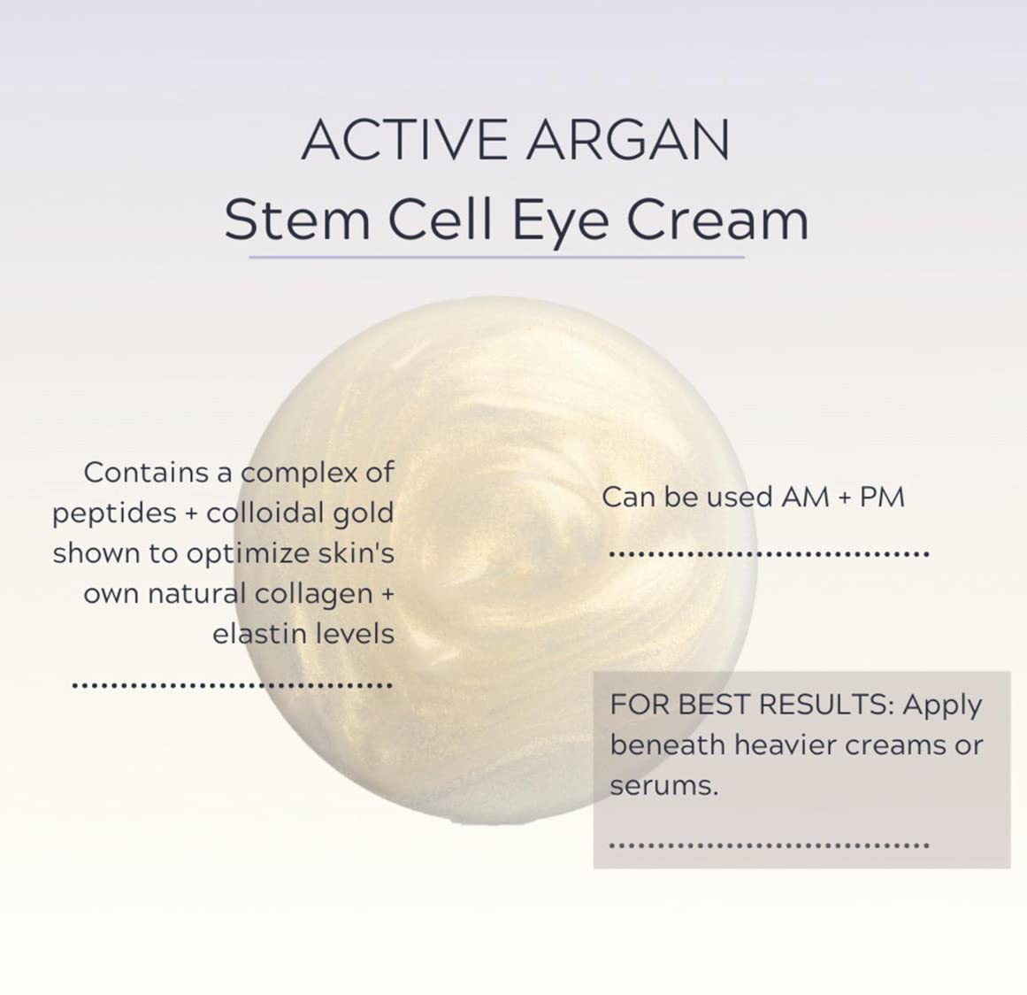 Active Argan 24K Revitalize Stem Cell Eye Cream - 0.5 fl. oz.