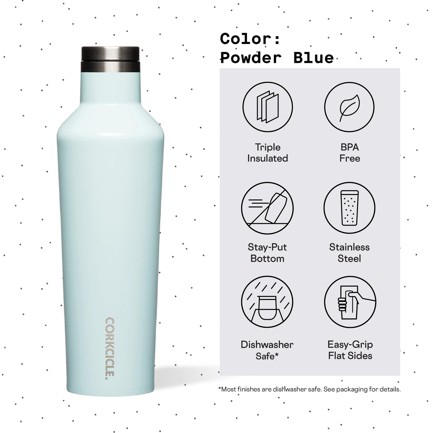Corkcicle Classic Canteen Insulated Tumbler 16 oz and 25 oz