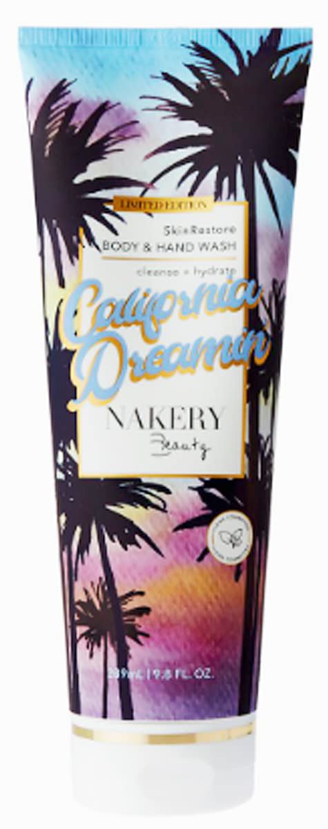Nakery Beauty Limited Edition California Dreamin' SkinRestore Body + Hand Wash | Ultra-Foaming | Sulfate-Free