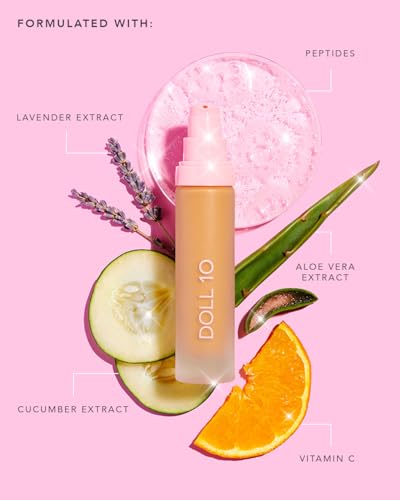 T.C.E This Covers Everything Super Coverage Serum Makeup with Peptides - Skincare/Makeup Hybrid Full Coverage Color Correcting