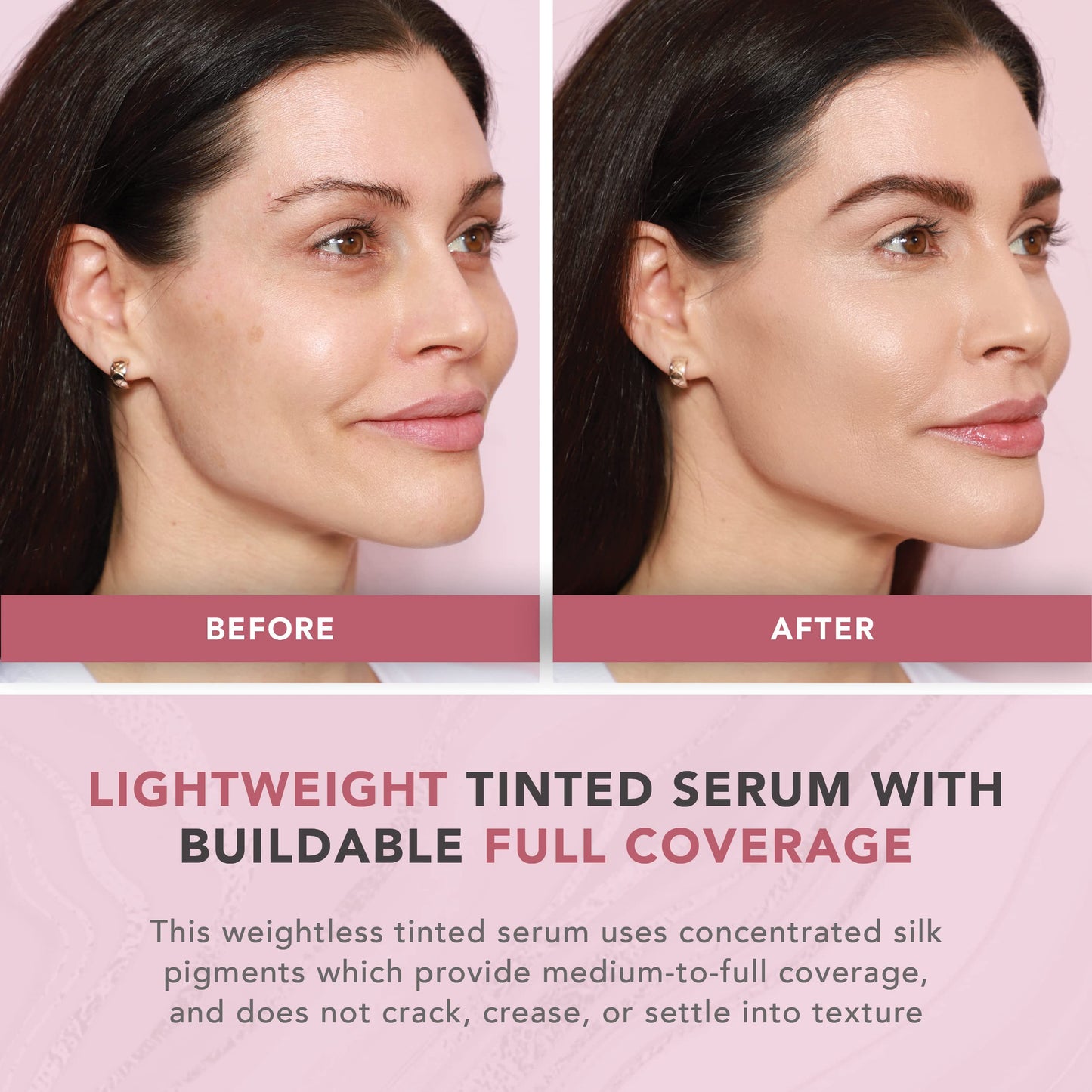 Doll 10 TCE Luminous Super Coverage Serum with Niacinamide - Full Coverage Tinted Foundation Makeup