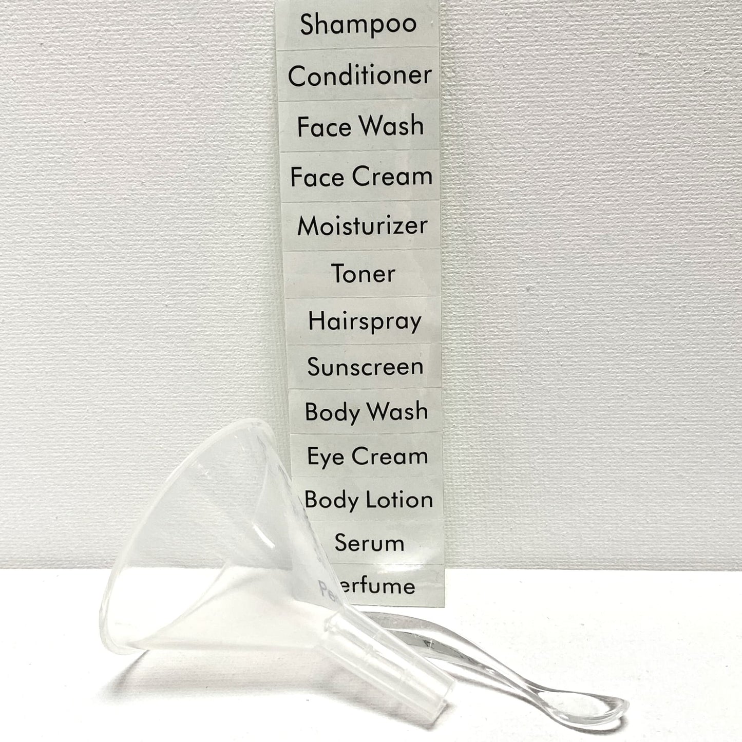 Marcy McKenna Luxury Airless Travel Toiletry Bottle with Clear Vinyl Pouch, Leakproof Airless Technology, TSA Approved, Dispenser Bottle Set of 8